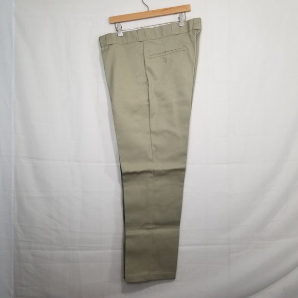 NWOT Dickies 874 Original Fit work pants khaki 38 X 32 uniform wide-tunnel loops - Picture 6 of 10